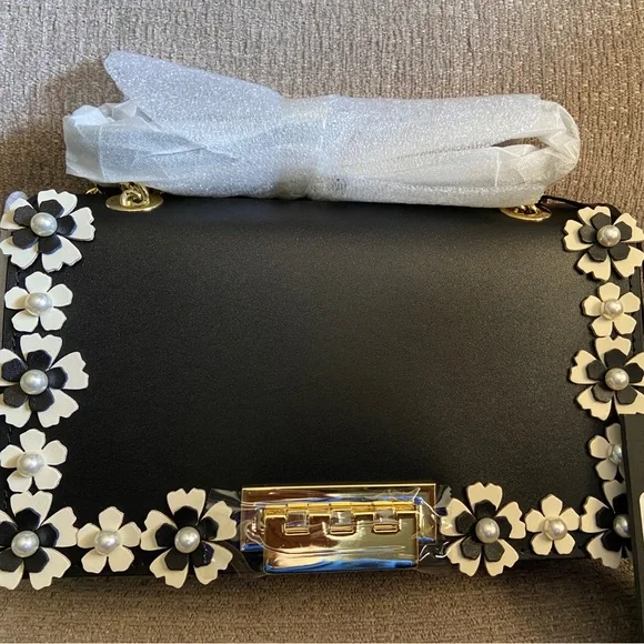 ZAC POSEN Mini Earthette Leather Shoulder Bag - Picture 2 of 7